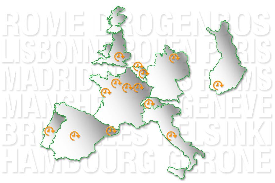 Déploiement du programme en Europe